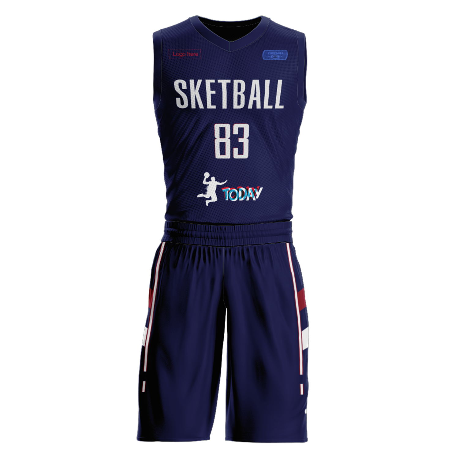 Trajes de baloncesto del equipo de Serbia personalizados