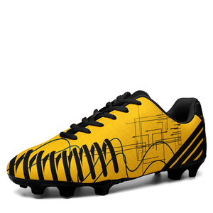 Botines de fútbol personalizados para suelo firme al aire libre del equipo de Suecia de la Copa Mundial de la FIFA 2022
