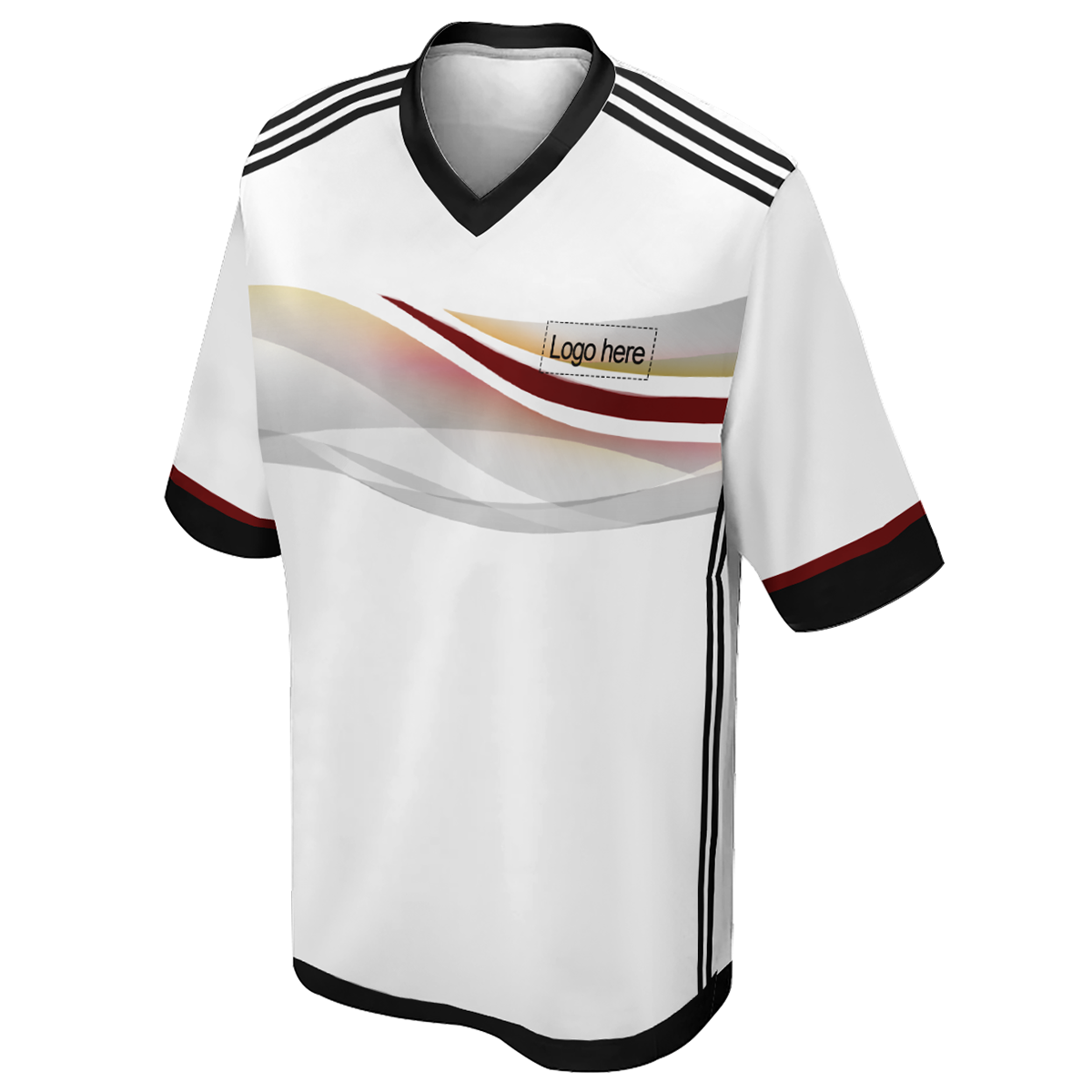 Camiseta de fútbol personalizada auténtica de la Copa Mundial de Alemania para hombre con nombre