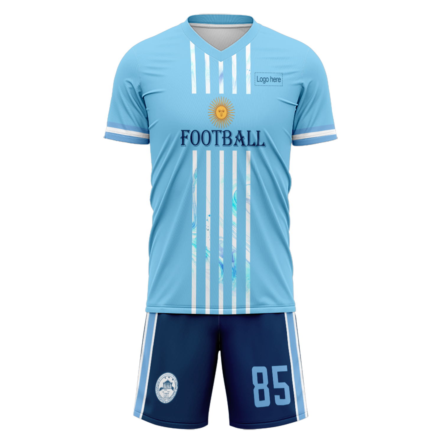 Trajes de fútbol personalizados del equipo Argenti de la Copa Mundial 2022