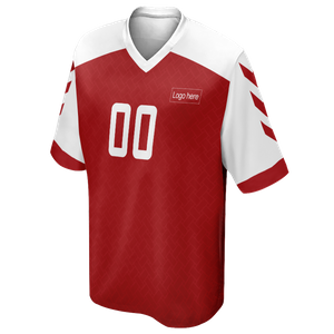 Camiseta de fútbol personalizada de la Copa Mundial de Dinamarca limitada para hombres con imagen