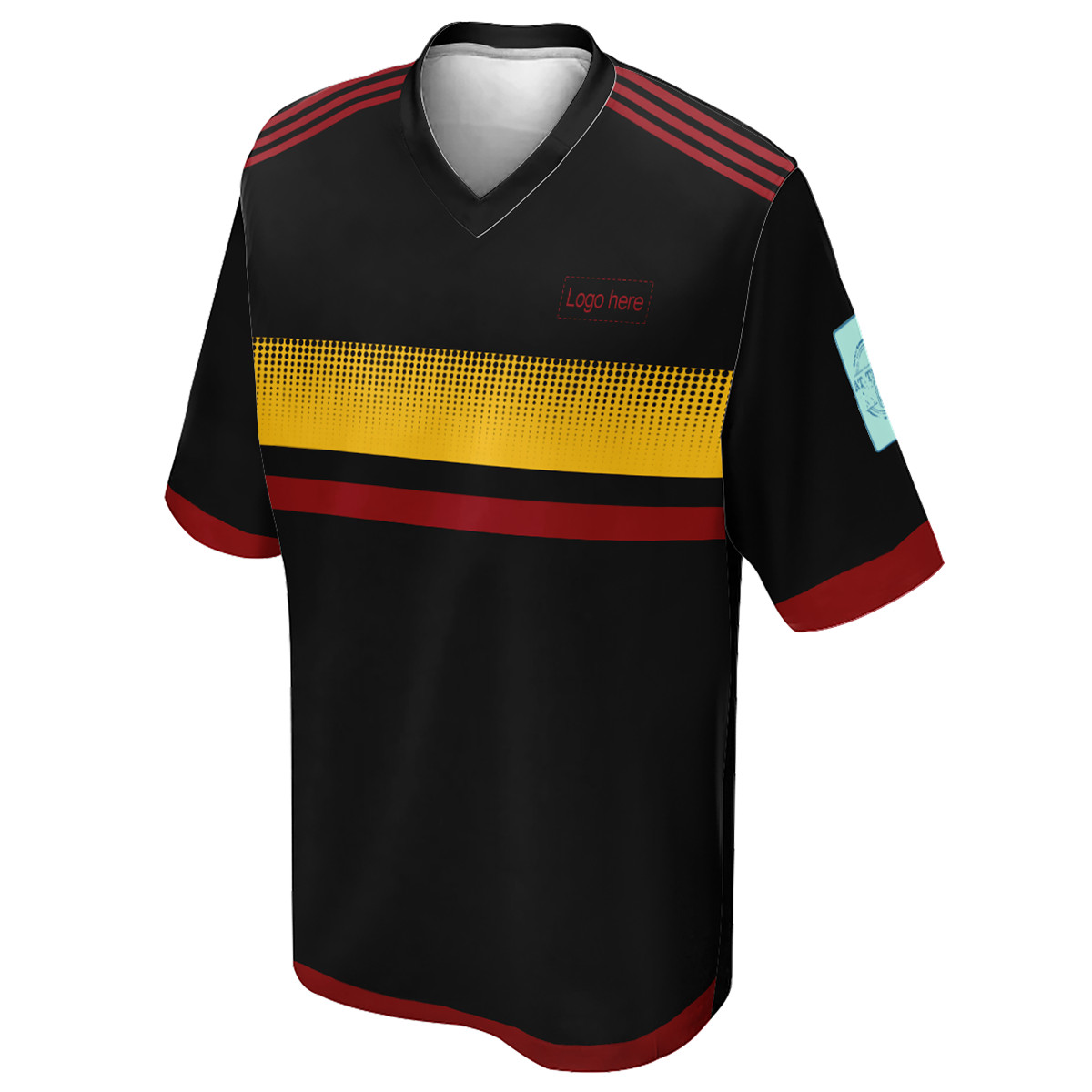 Camiseta de fútbol personalizada auténtica de la Copa Mundial de Colombia para hombre con logotipo